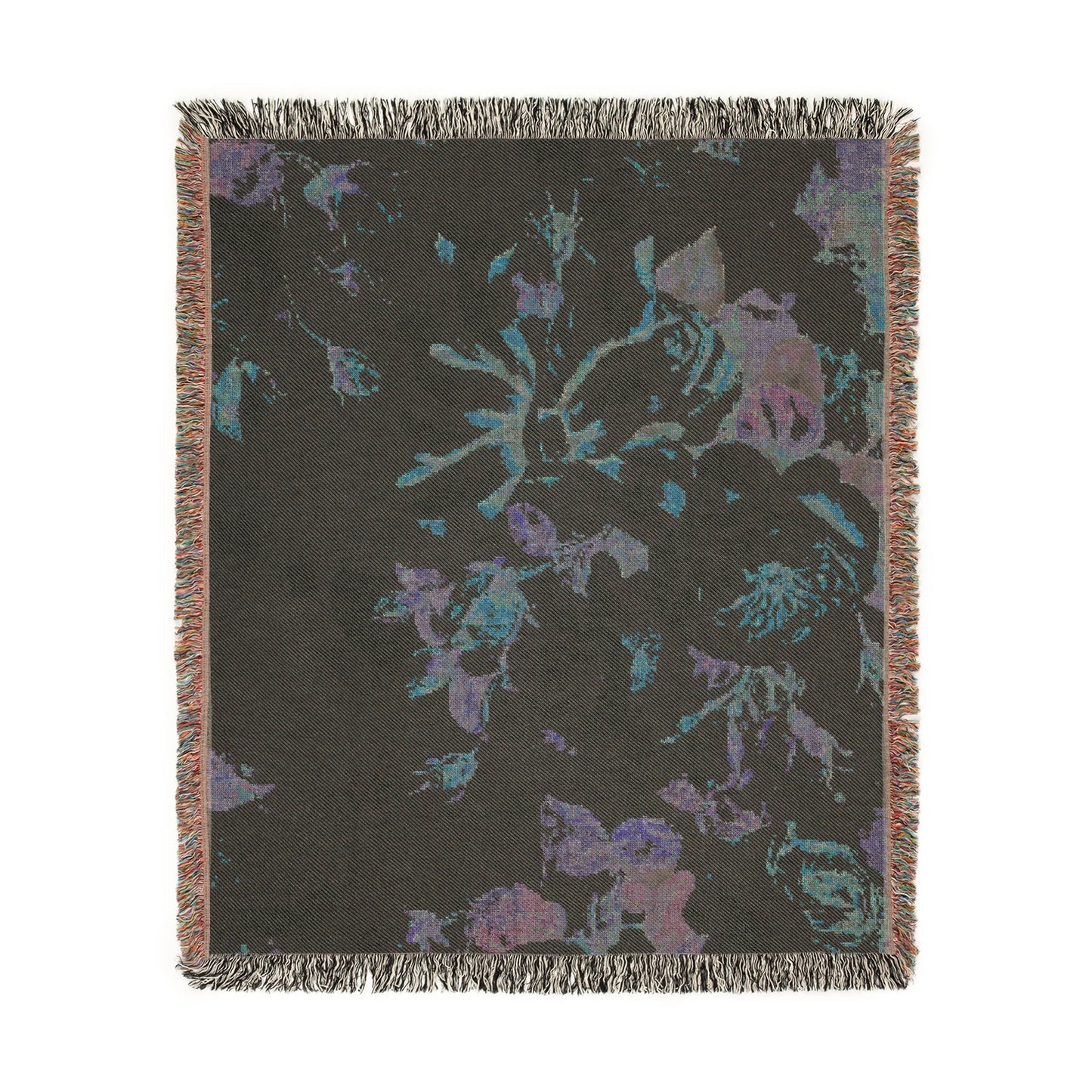 Pink Floral Bow — Woven Cotton Blanket | Southern Belle & Sea™ - Southern Belle & Sea