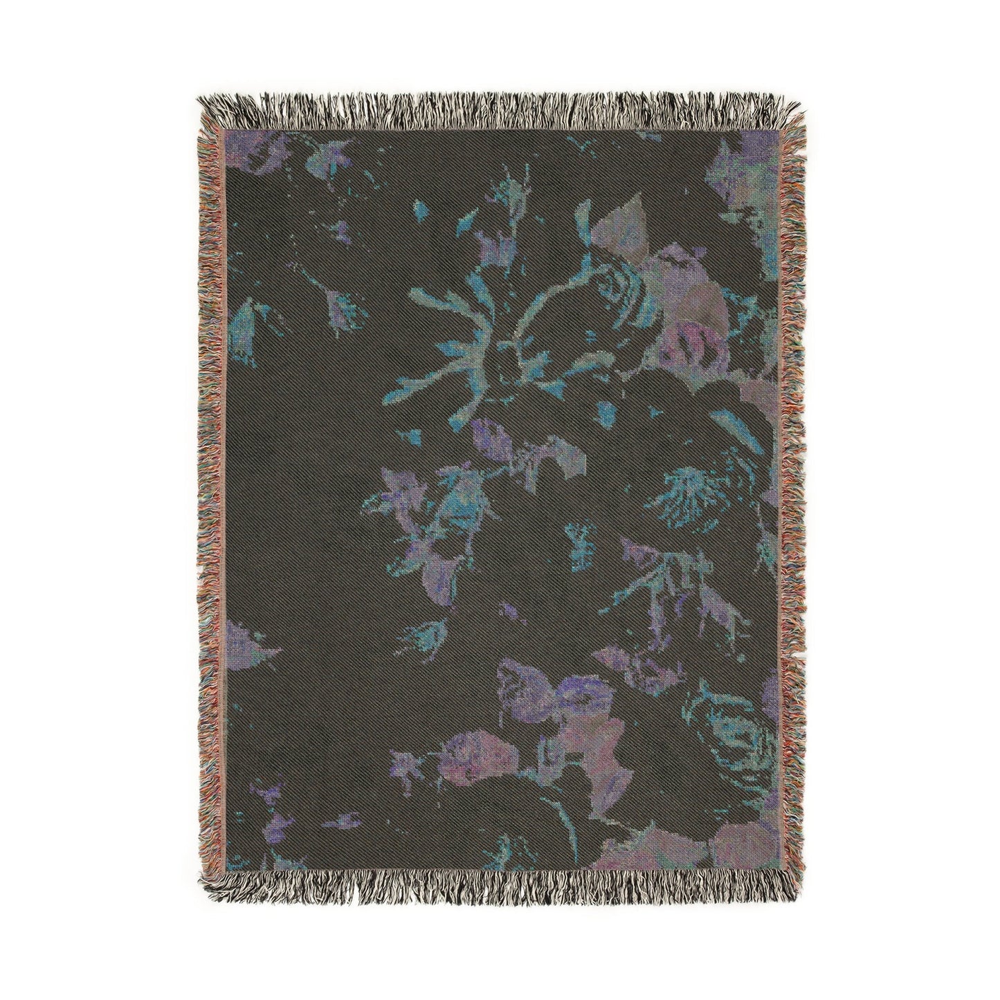 Pink Floral Bow — Woven Cotton Blanket | Southern Belle & Sea™ - Southern Belle & Sea