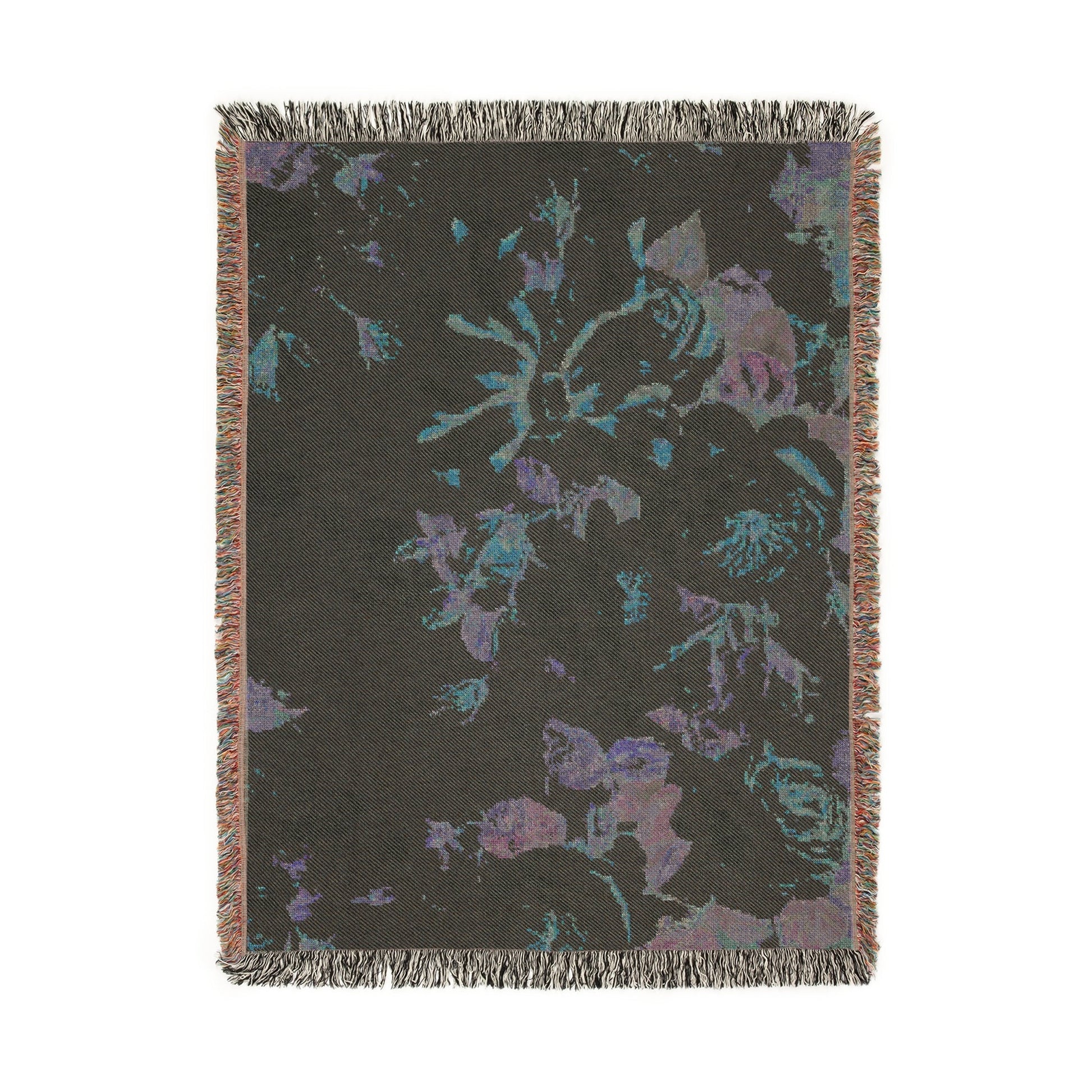 Pink Floral Bow — Woven Cotton Blanket | Southern Belle & Sea™ - Southern Belle & Sea