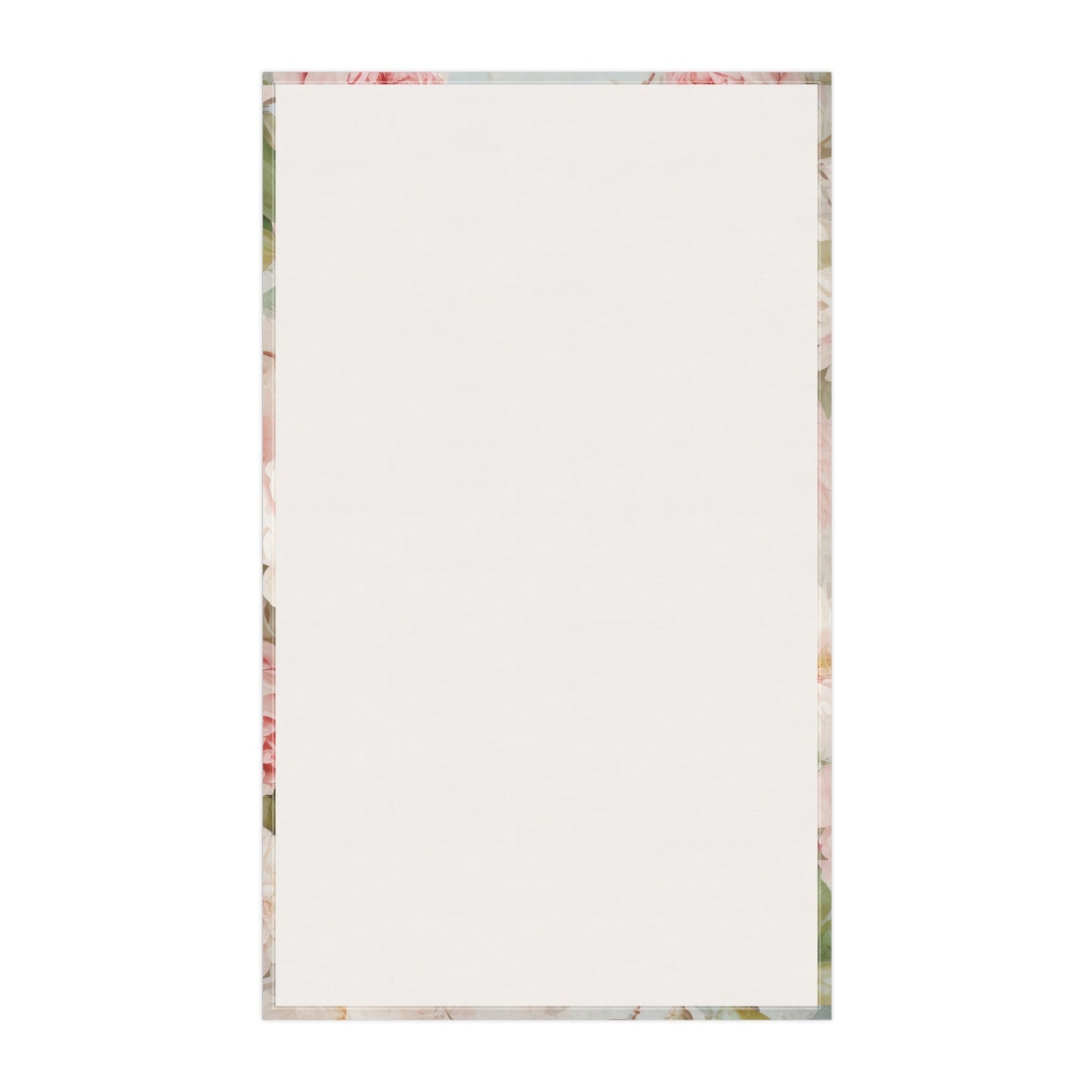 Pink Floral — Tea Towel (18" × 30") | Southern Belle & Sea™ - Southern Belle & Sea