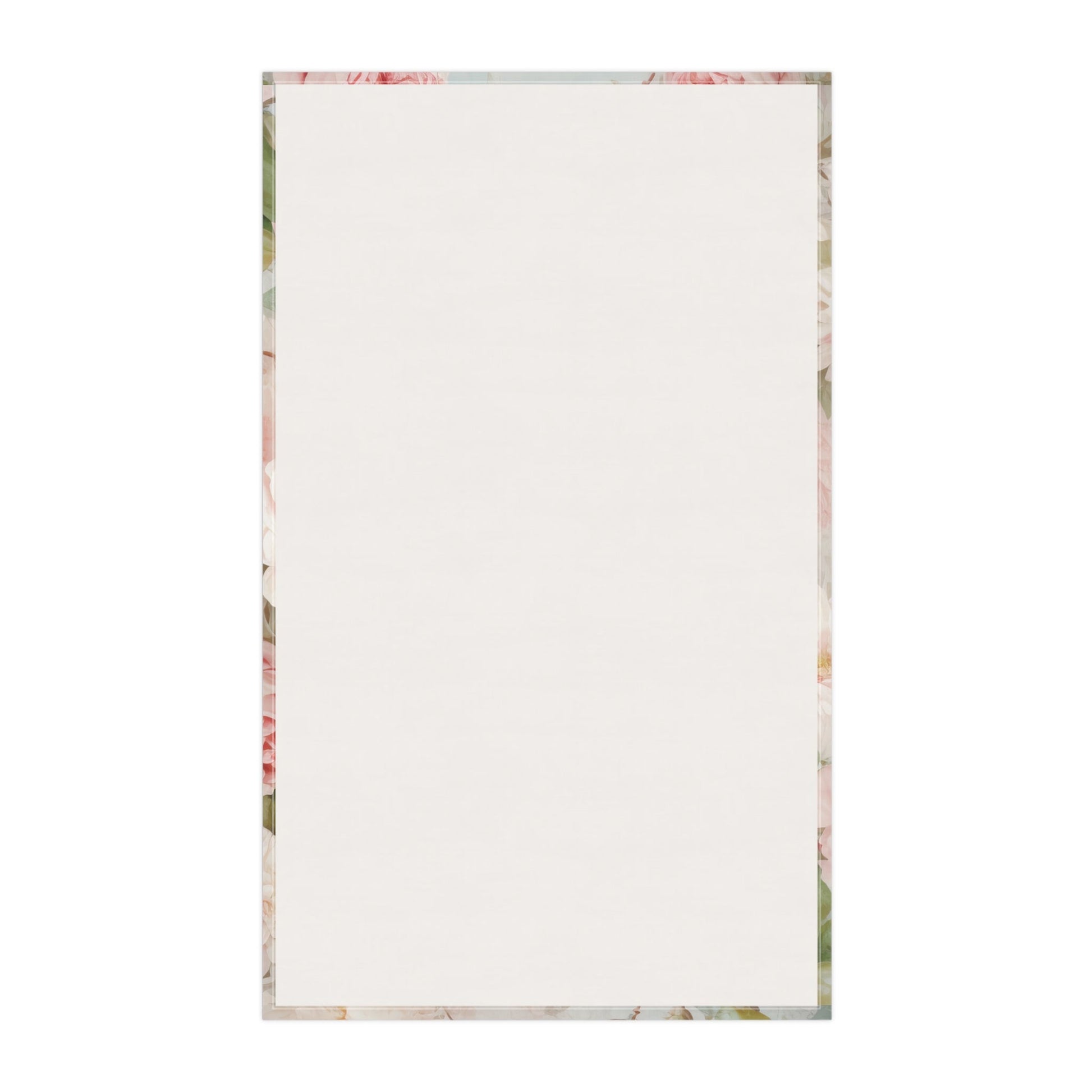 Pink Floral — Tea Towel (18" × 30") | Southern Belle & Sea™ - Southern Belle & Sea