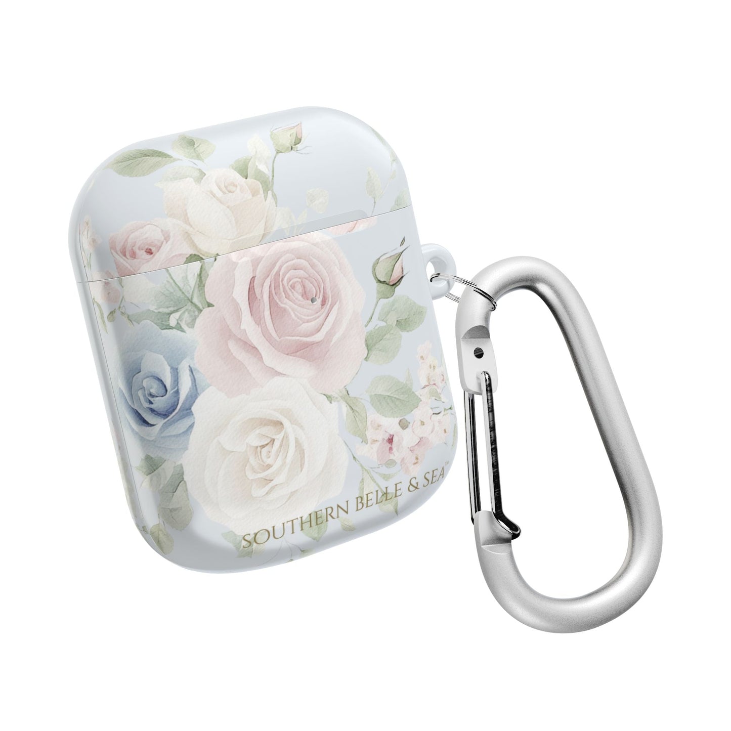 Rachel Grace — Blue Floral AirPods Case | Southern Belle & Sea™ - Southern Belle & Sea