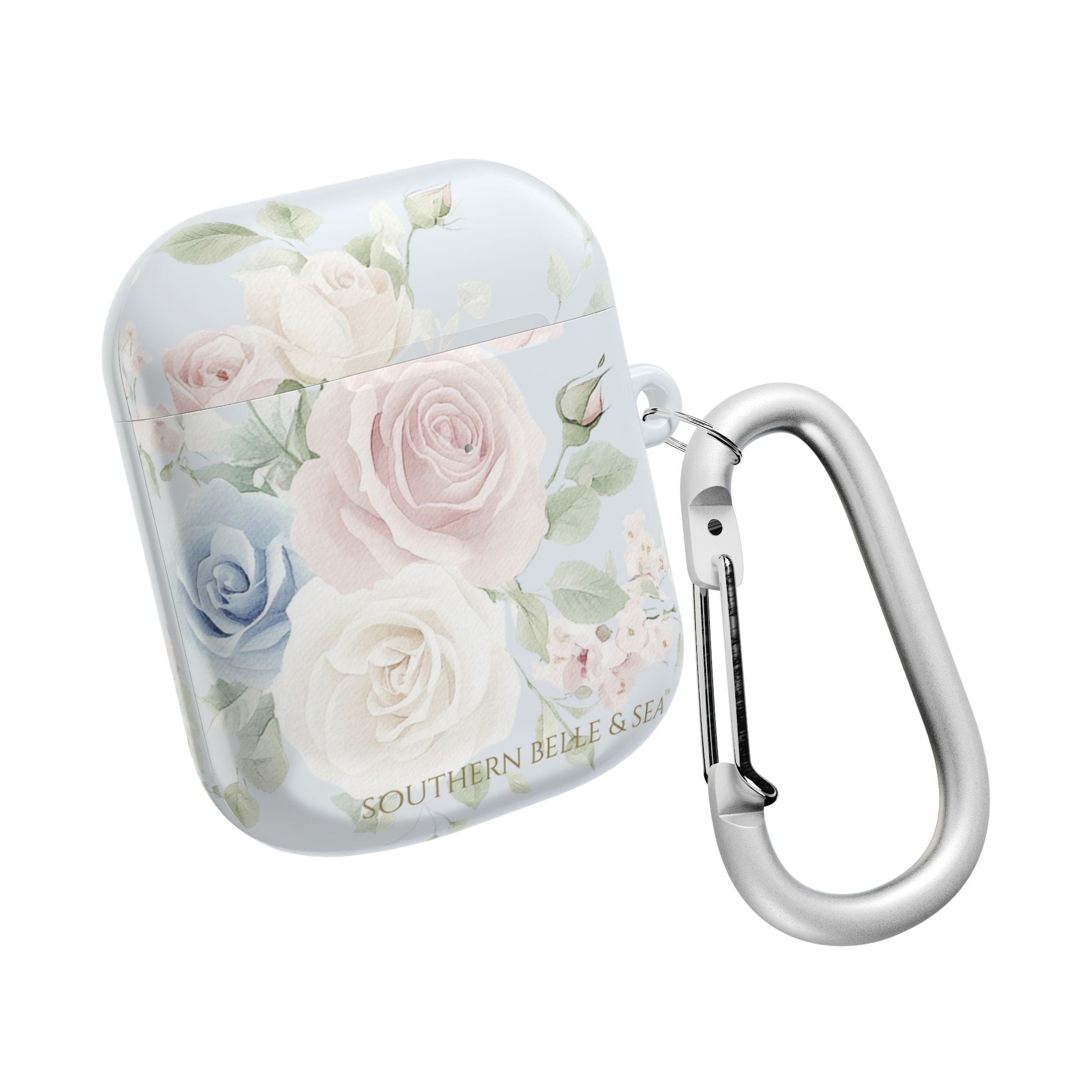 Rachel Grace — Blue Floral AirPods Case | Southern Belle & Sea™ - Southern Belle & Sea