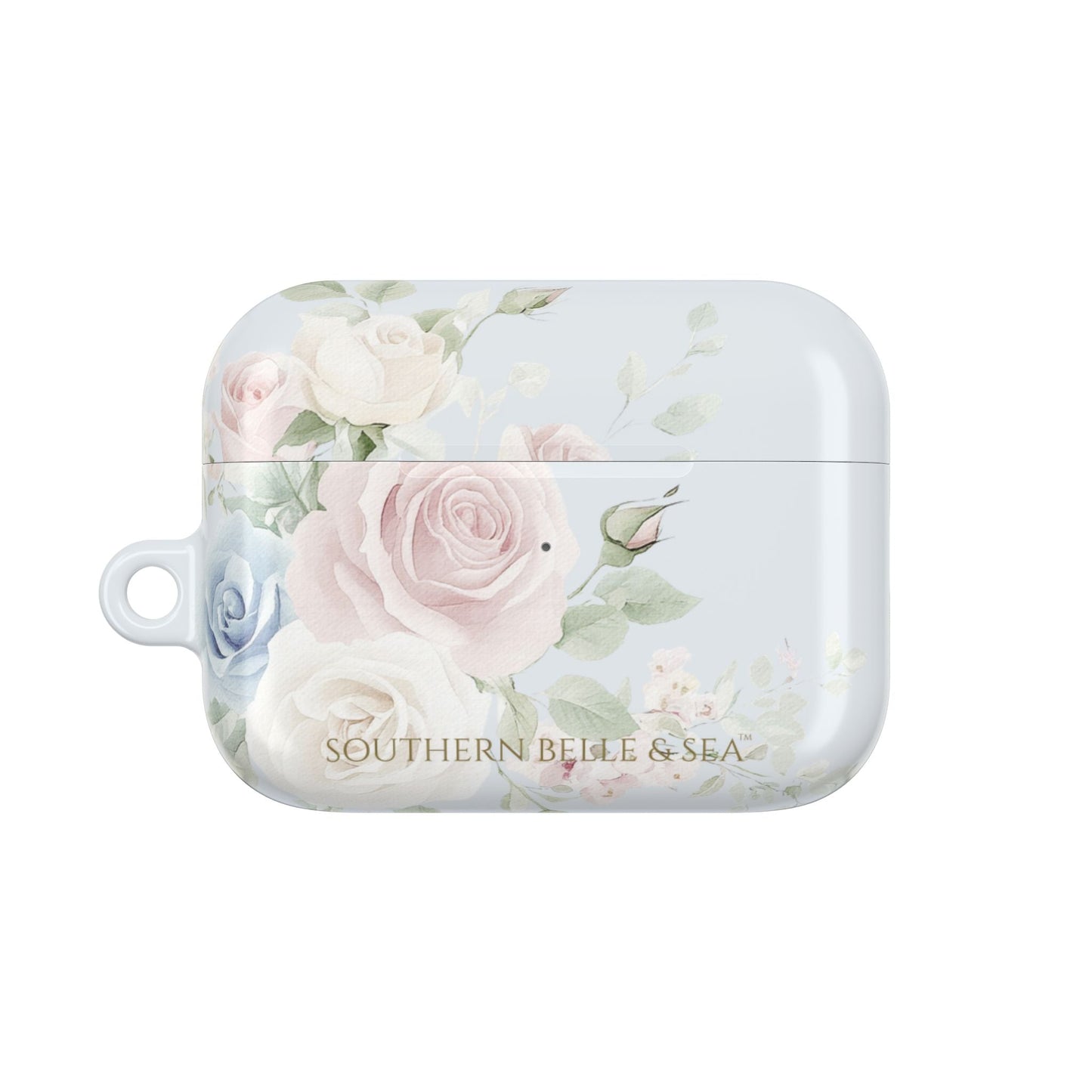 Rachel Grace — Blue Floral AirPods Case | Southern Belle & Sea™ - Southern Belle & Sea