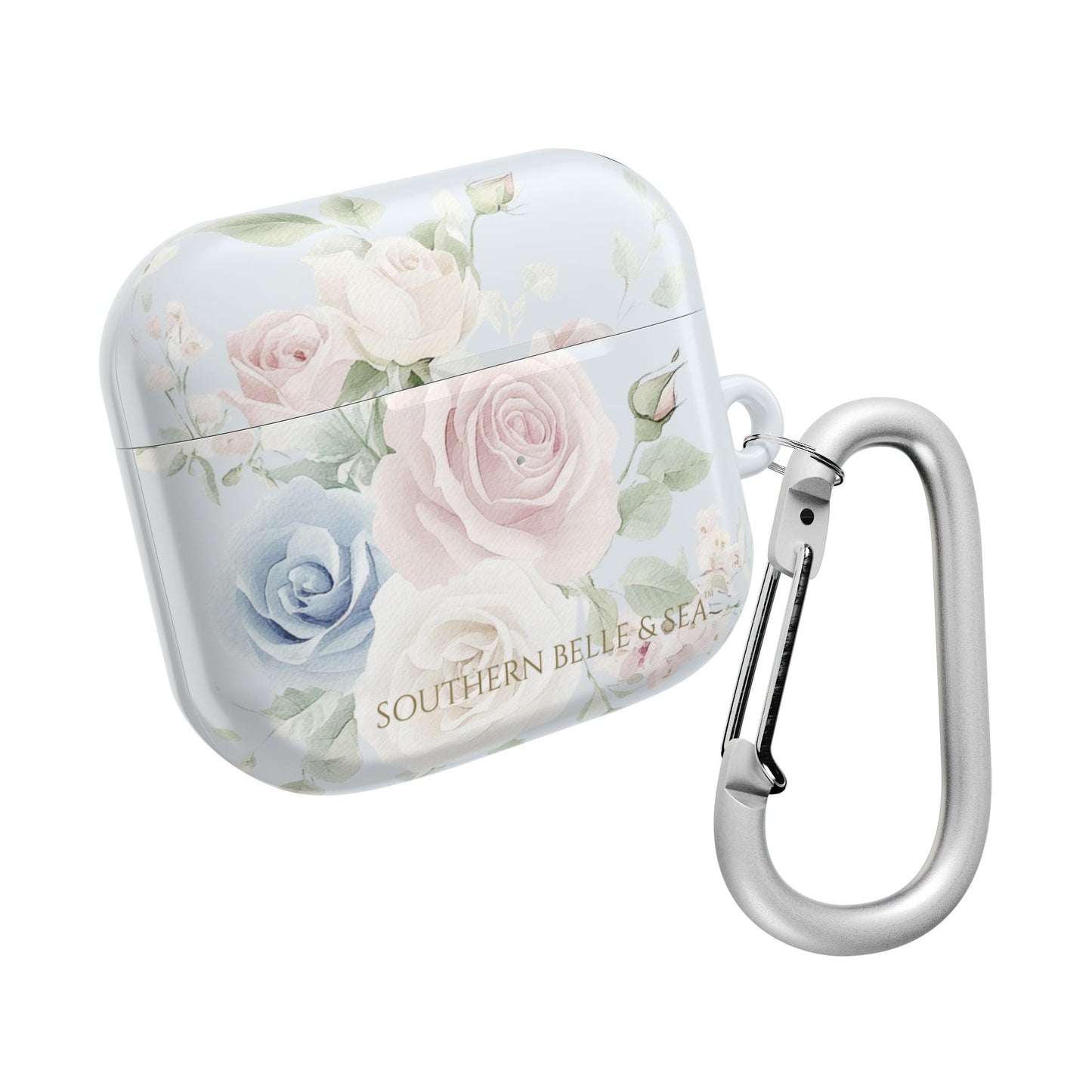 Rachel Grace — Blue Floral AirPods Case | Southern Belle & Sea™ - Southern Belle & Sea
