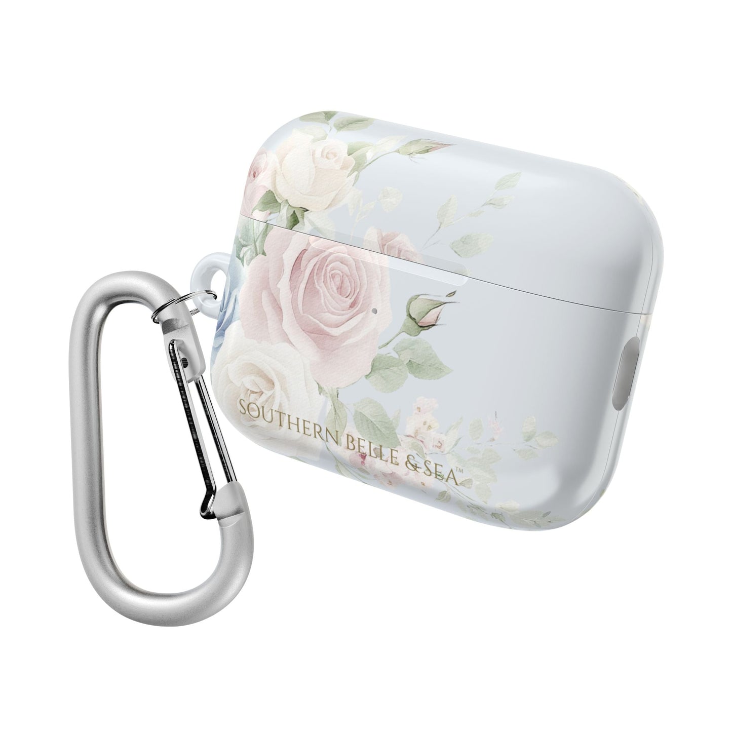 Rachel Grace — Blue Floral AirPods Case | Southern Belle & Sea™ - Southern Belle & Sea
