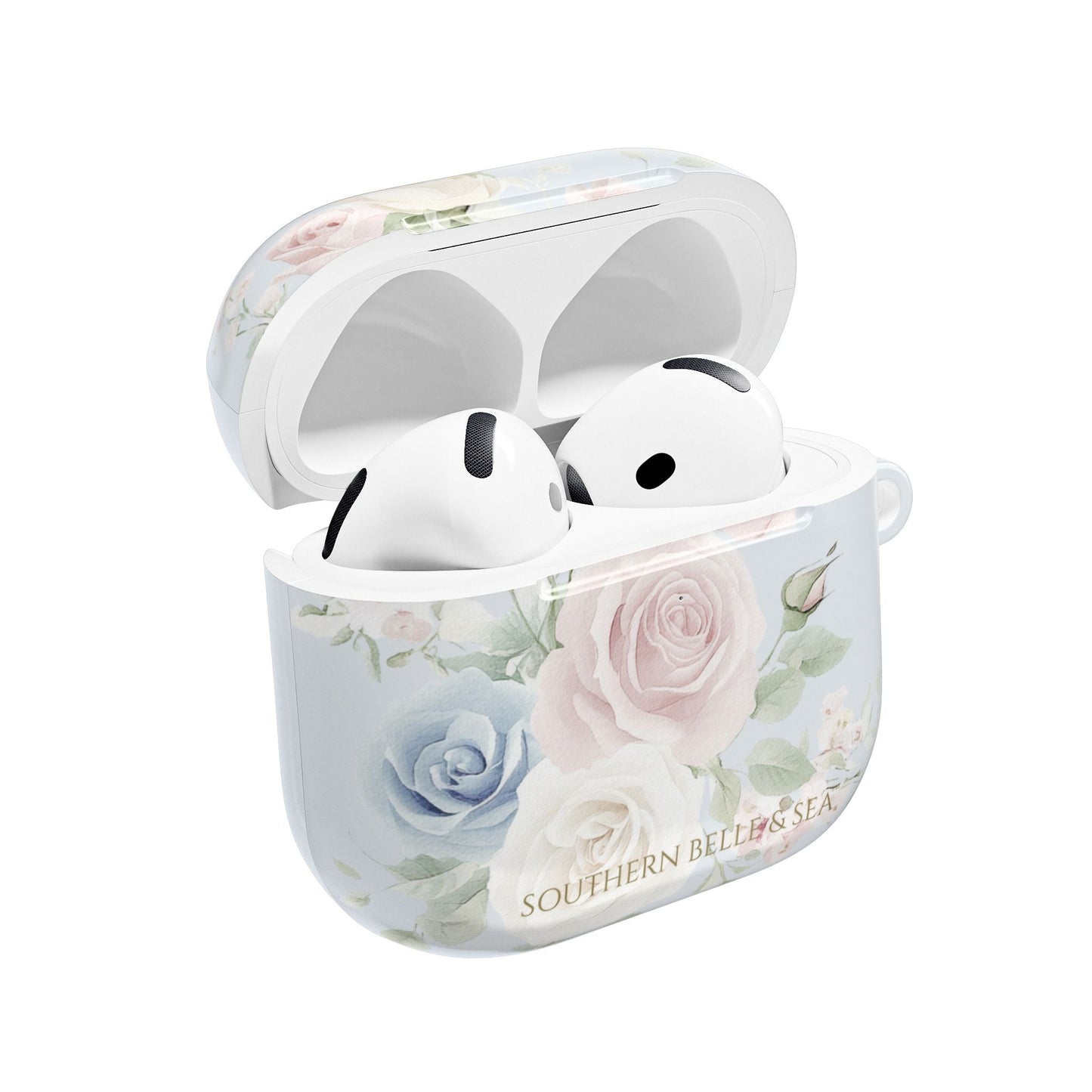 Rachel Grace — Blue Floral AirPods Case | Southern Belle & Sea™ - Southern Belle & Sea