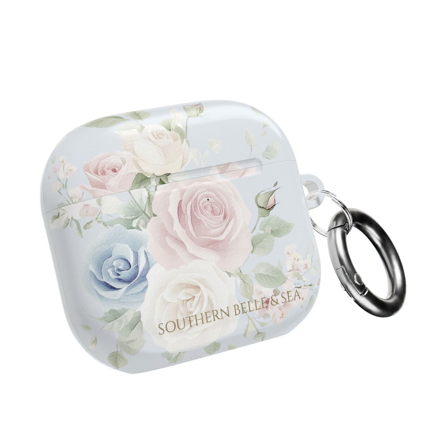 Rachel Grace — Blue Floral AirPods Case | Southern Belle & Sea™ - Southern Belle & Sea