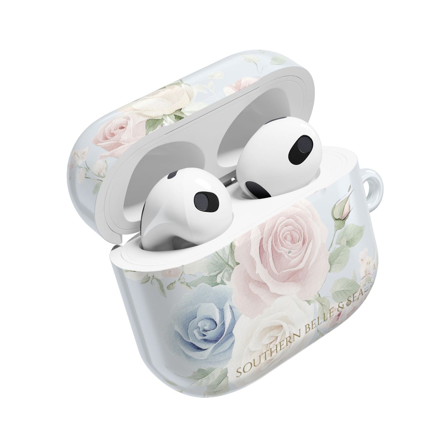 Rachel Grace — Blue Floral AirPods Case | Southern Belle & Sea™ - Southern Belle & Sea