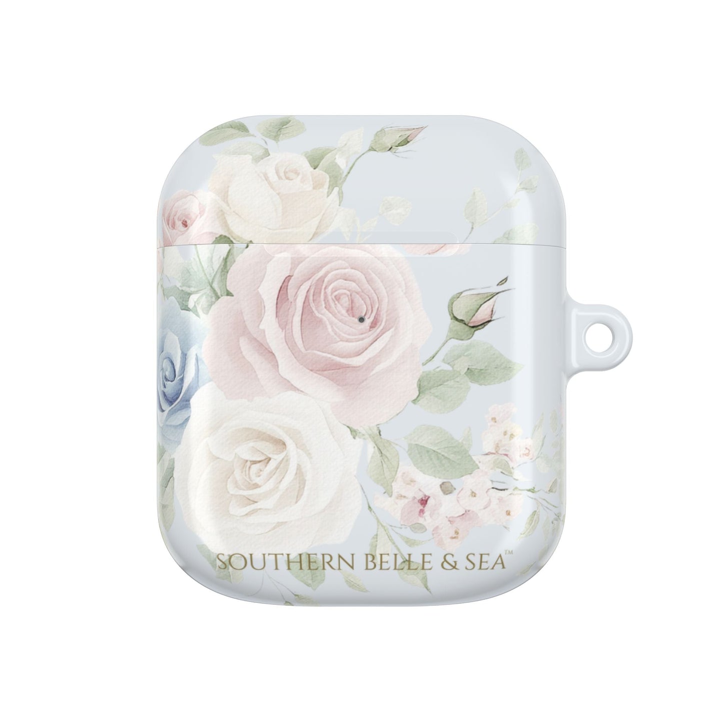 Rachel Grace — Blue Floral AirPods Case | Southern Belle & Sea™ - Southern Belle & Sea
