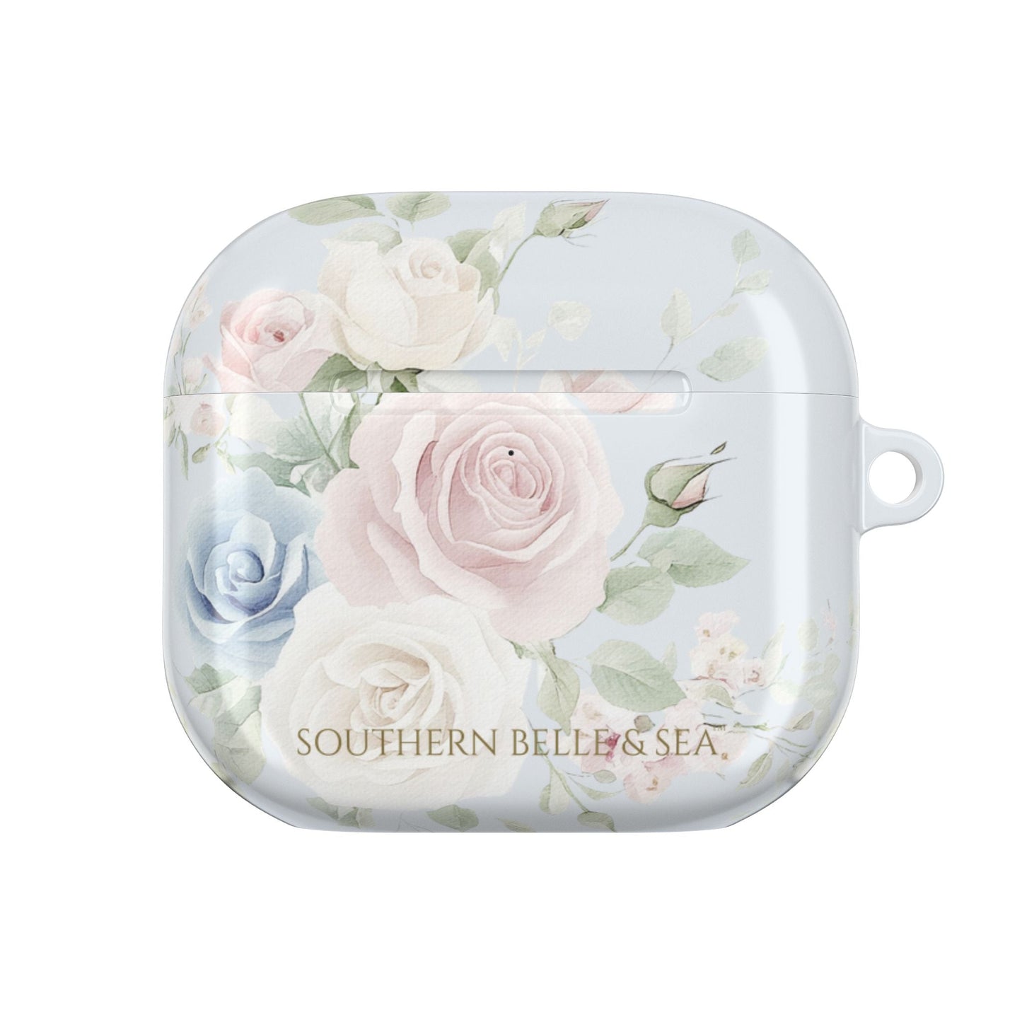 Rachel Grace — Blue Floral AirPods Case | Southern Belle & Sea™ - Southern Belle & Sea