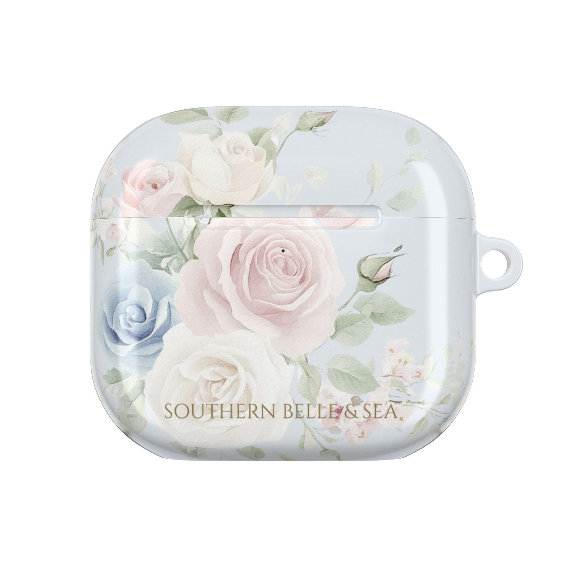Rachel Grace — Blue Floral AirPods Case | Southern Belle & Sea™ - Southern Belle & Sea