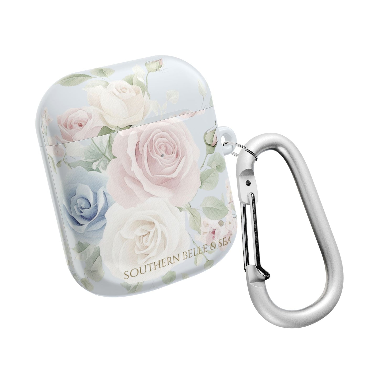 Rachel Grace — Blue Floral AirPods Case | Southern Belle & Sea™ - Southern Belle & Sea