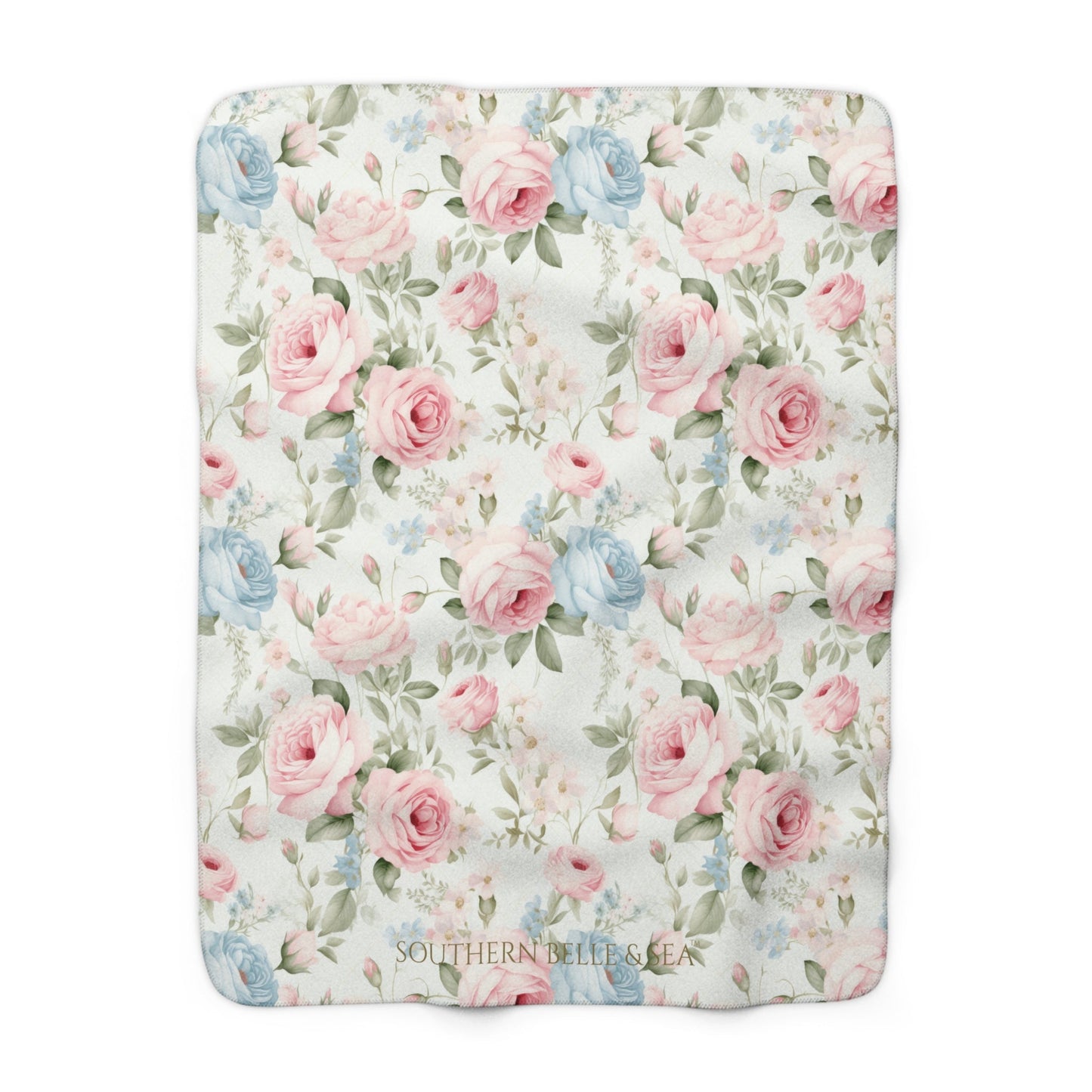 Rachel Grace — Sherpa Fleece Blanket (50" × 60") | Southern Belle & Sea™ - Southern Belle & Sea