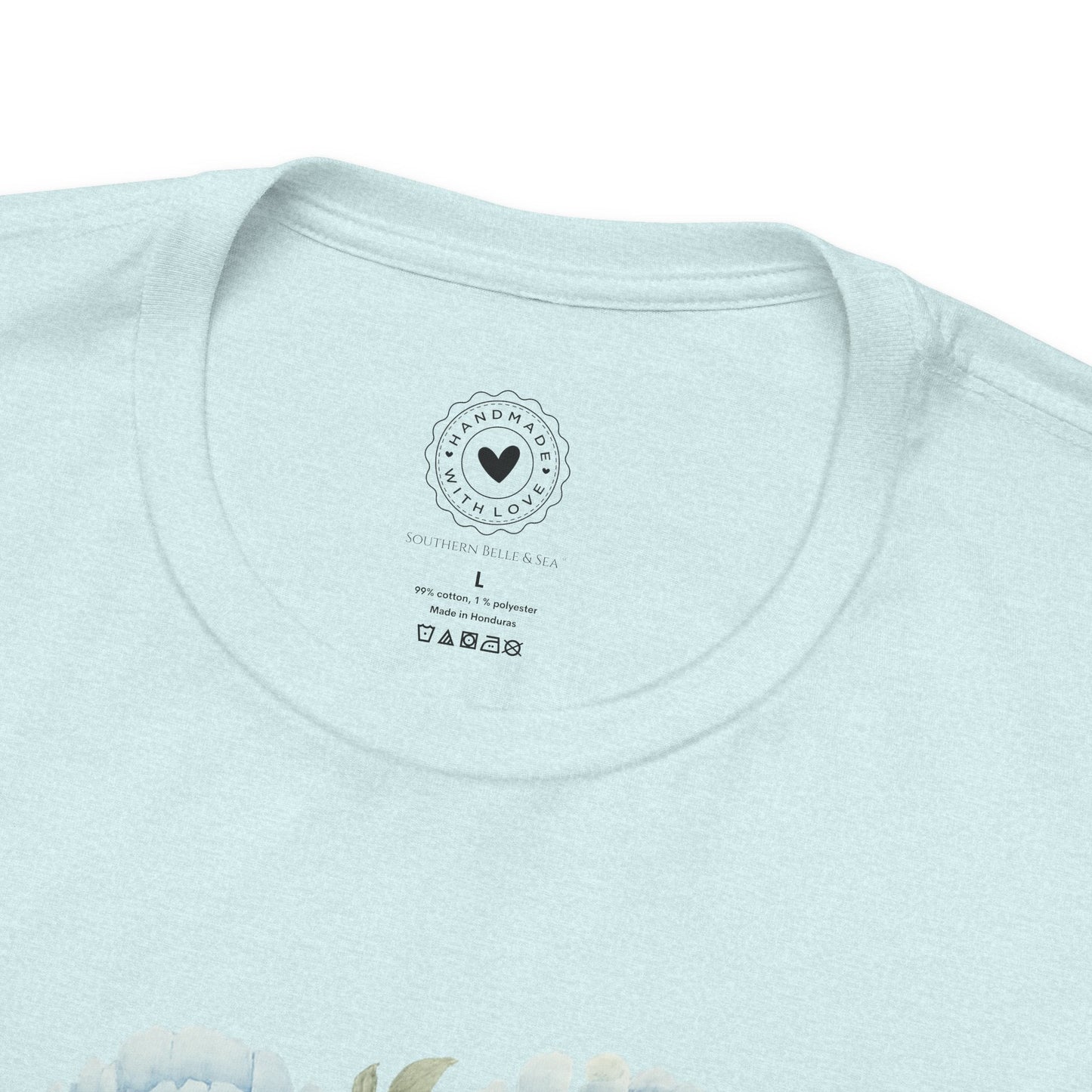 She Is More Precious… Christian Tee (White & Ice Blue) | Southern Belle & Sea™ - Southern Belle & Sea