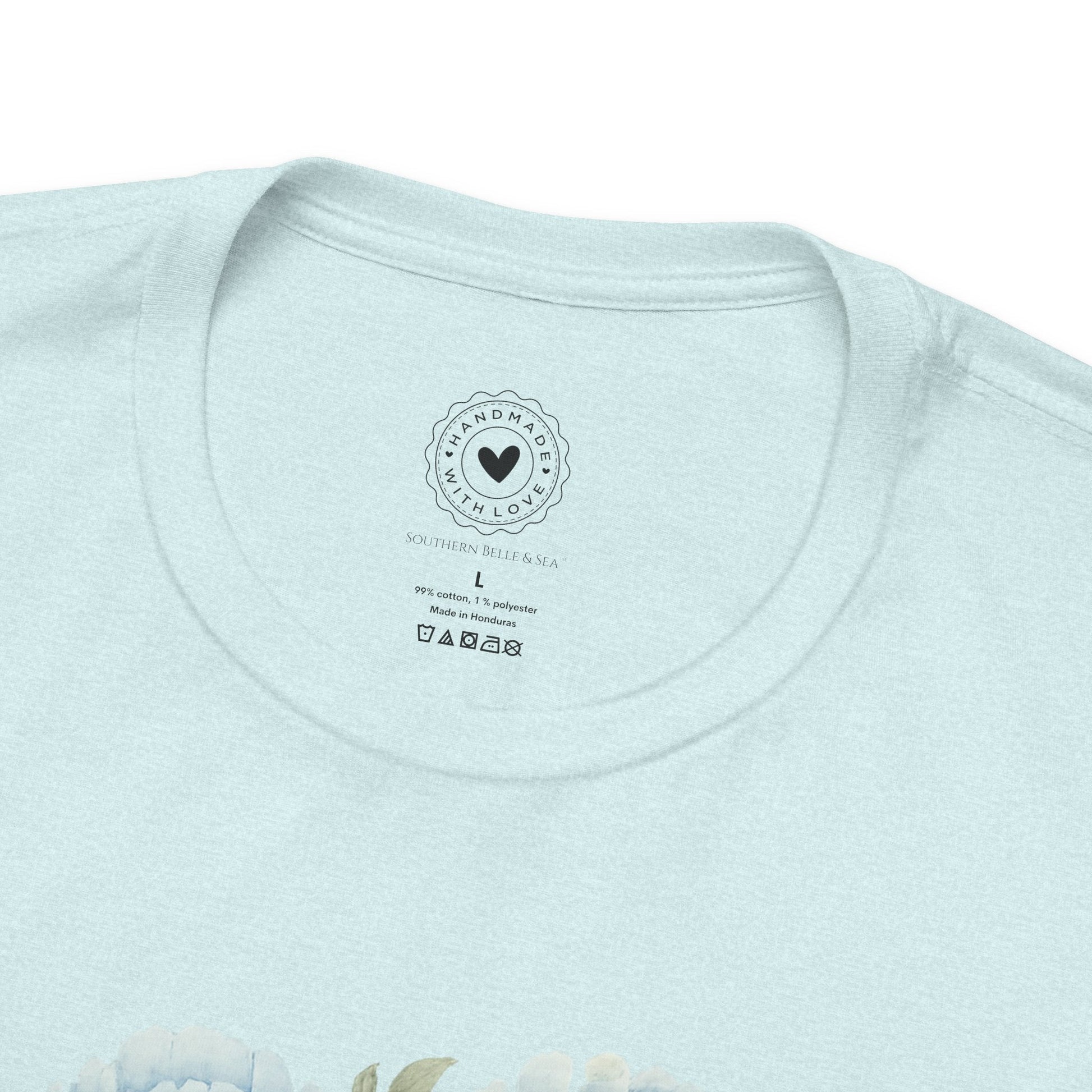 She Is More Precious… Christian Tee (White & Ice Blue) | Southern Belle & Sea™ - Southern Belle & Sea