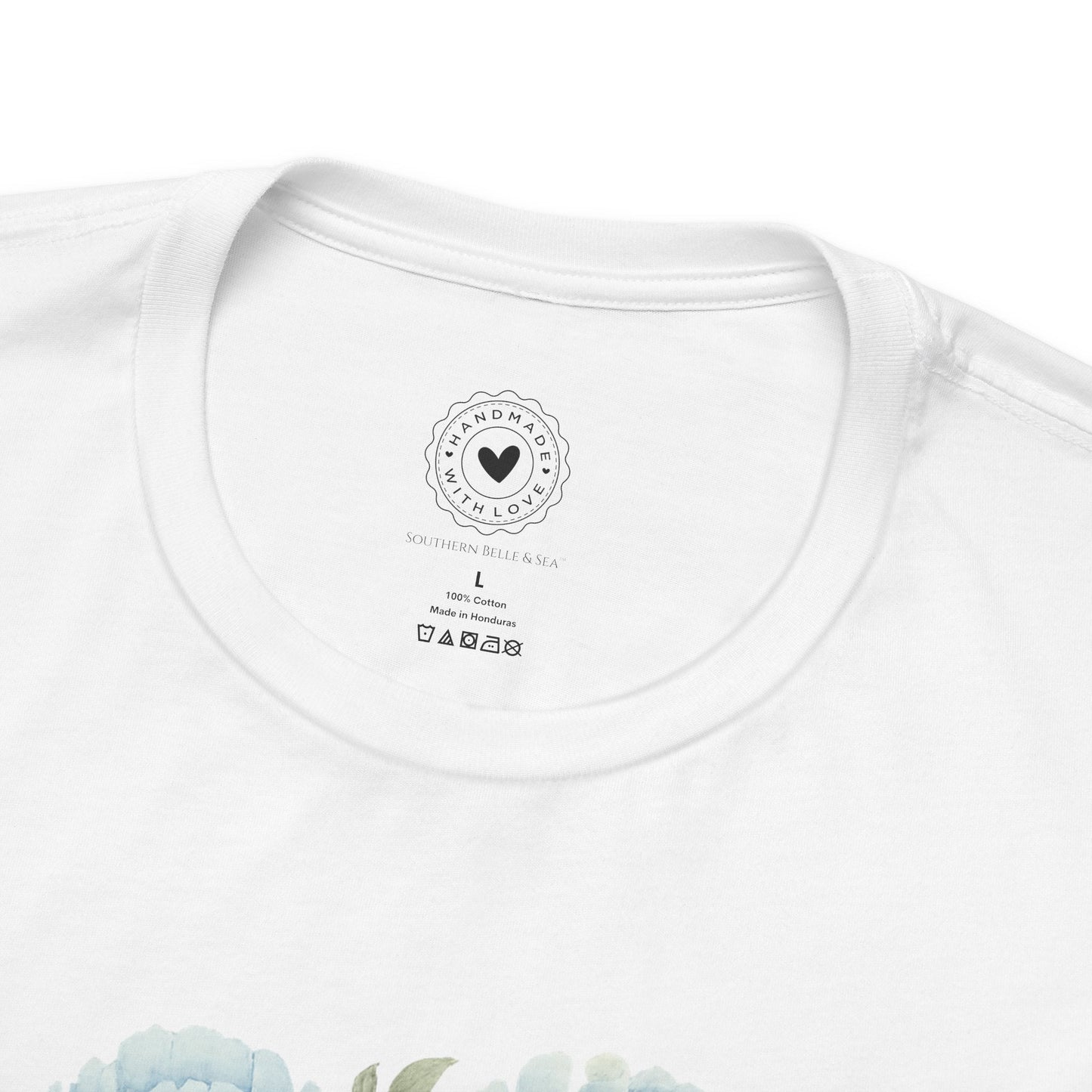 She Is More Precious… Christian Tee (White & Ice Blue) | Southern Belle & Sea™ - Southern Belle & Sea