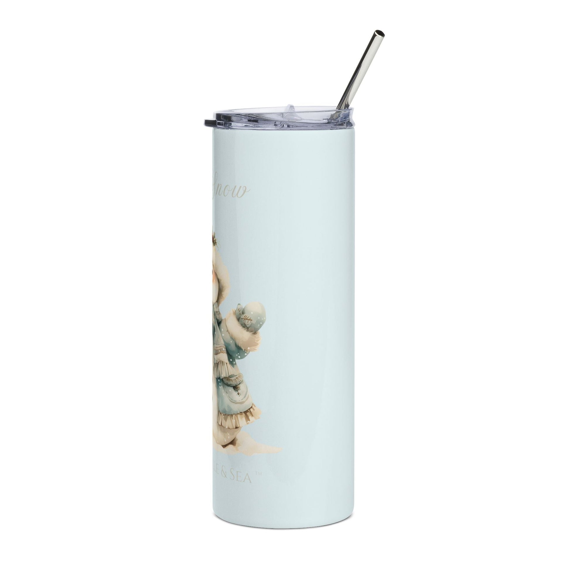 Snowman Family Christmas Tumbler — Christmas in Bloom | Southern Belle & Sea™ - Southern Belle & Sea