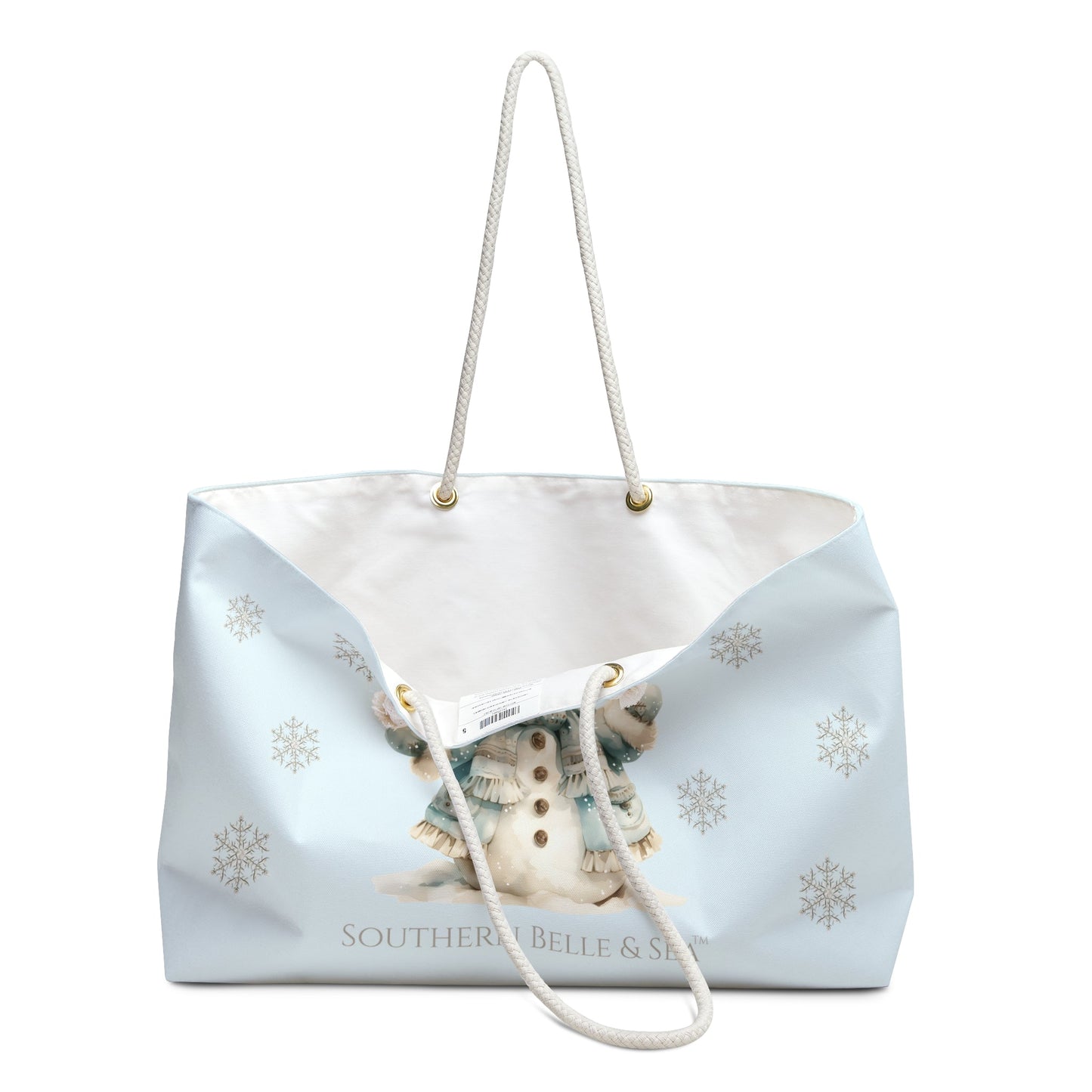 Snowy Grace Weekender Tote — Snowy Grace Series | Southern Belle & Sea™ - Southern Belle & Sea