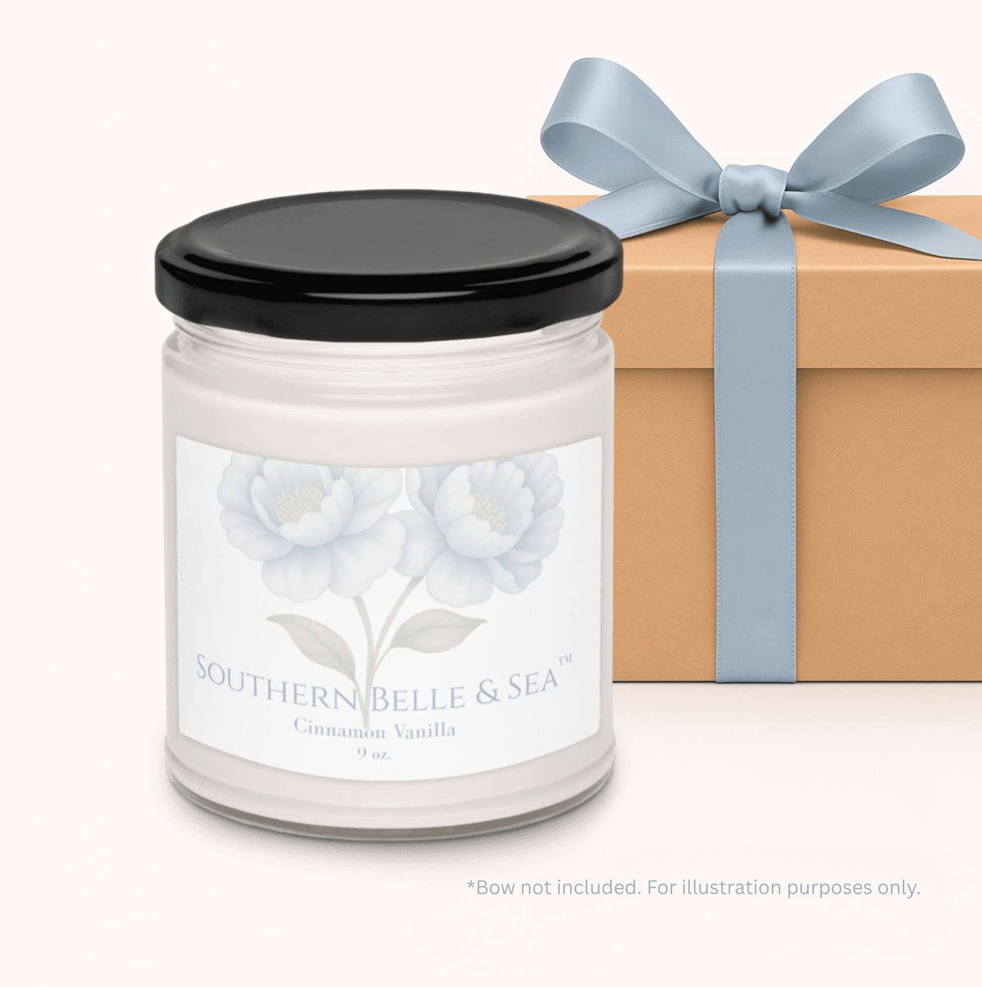 Vanilla & Cinnamon Soy Candle – Cozy Southern Charm | Southern Belle & Sea™ - Southern Belle & Sea