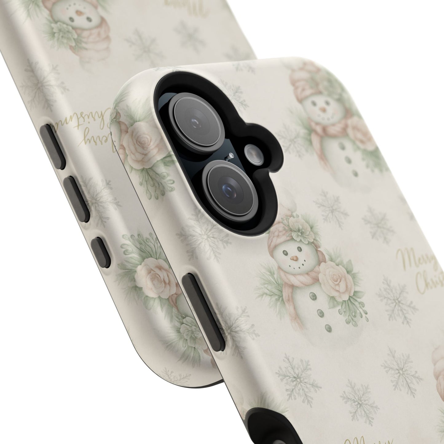 Vintage Snowman iPhone Case — Snowman & Winter Grace | Southern Belle & Sea™ - Southern Belle & Sea