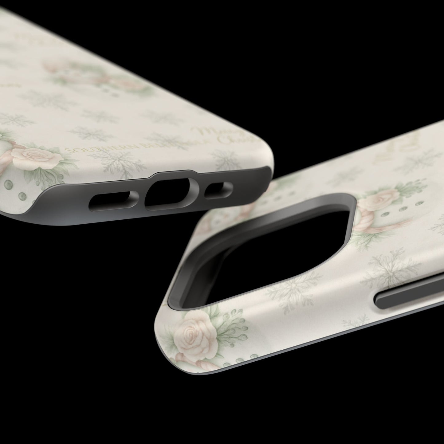 Vintage Snowman iPhone Case — Snowman & Winter Grace | Southern Belle & Sea™ - Southern Belle & Sea