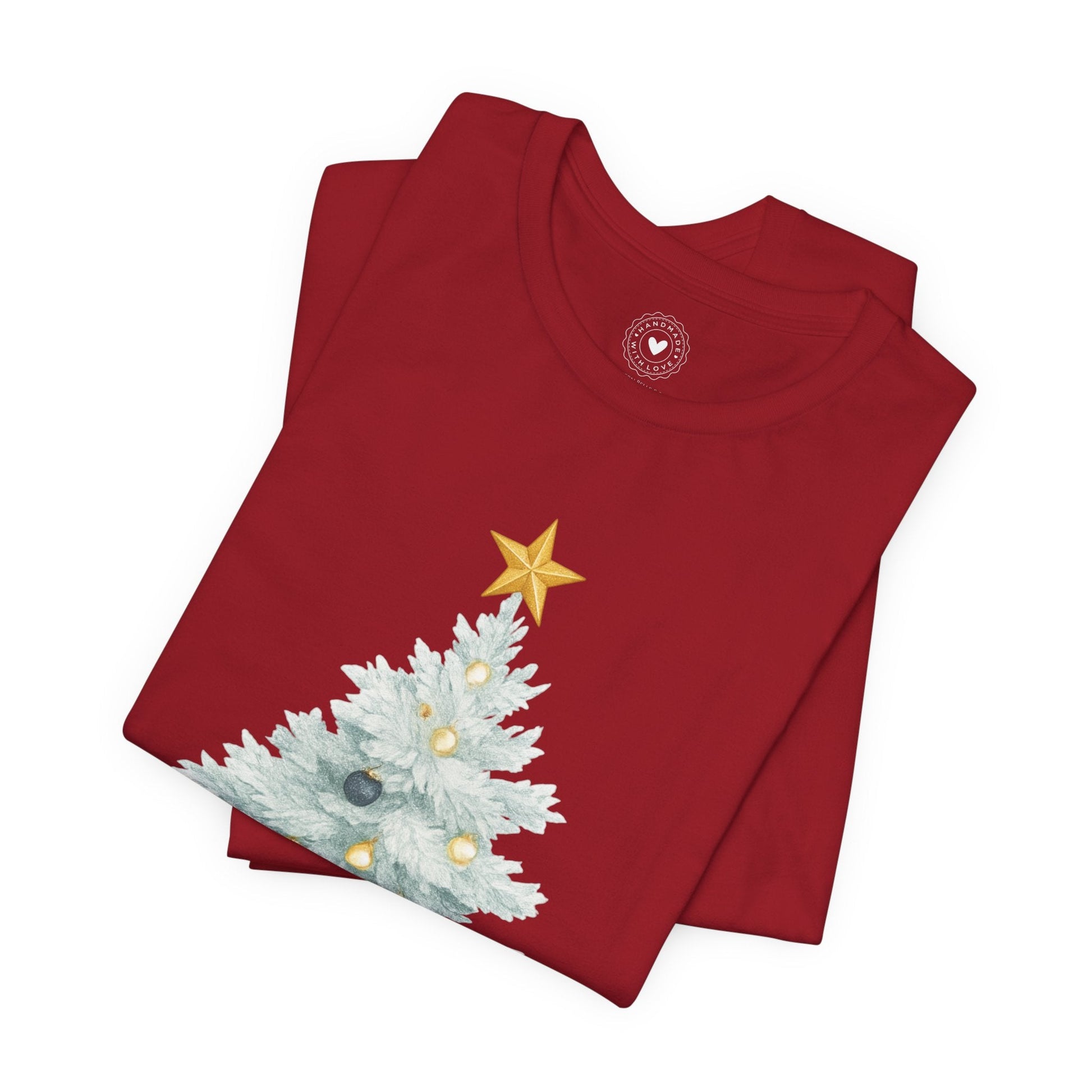 White Christmas Tree Tee (Forest, Red, Navy) | Southern Belle & Sea™ - Southern Belle & Sea