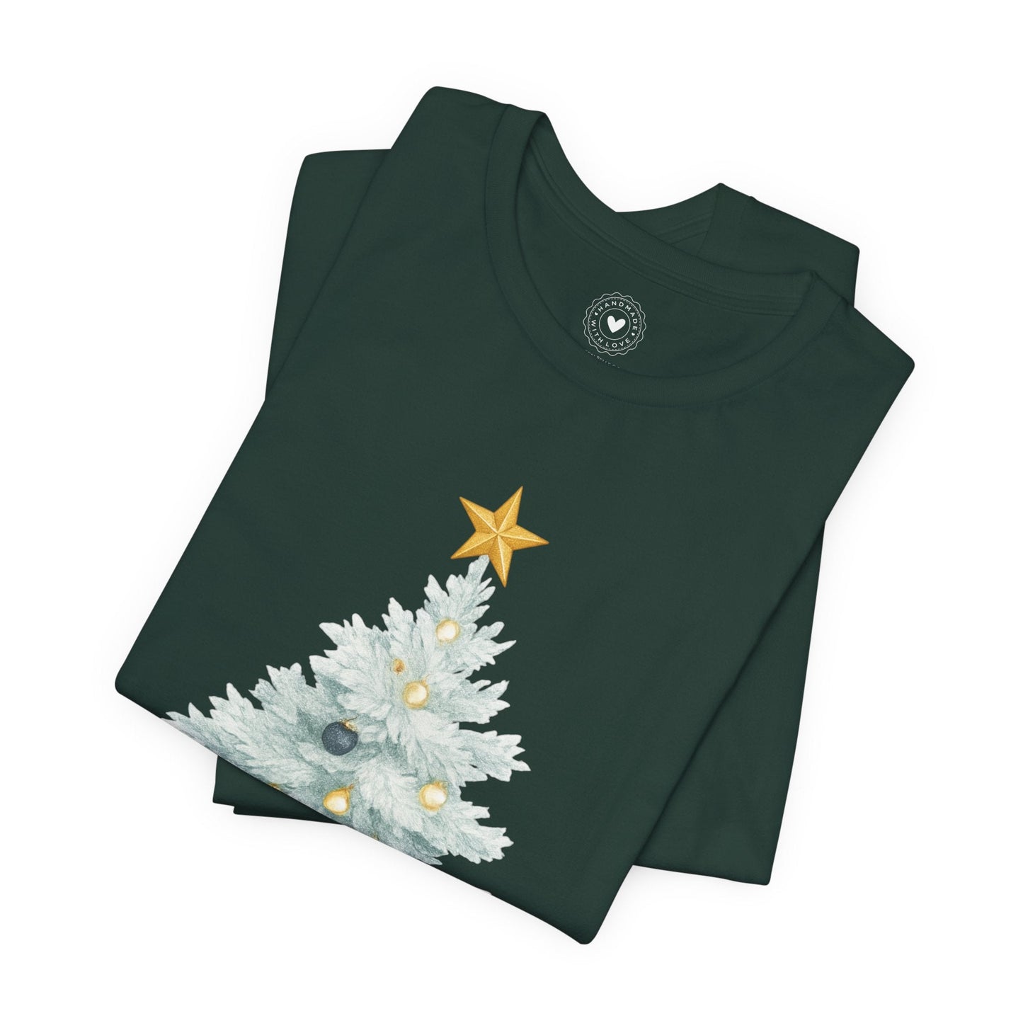 White Christmas Tree Tee (Forest, Red, Navy) | Southern Belle & Sea™ - Southern Belle & Sea